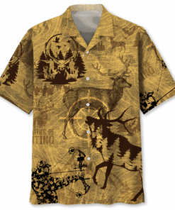 Hunting Vintage Hawaiian Shirt