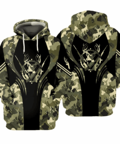 Deer Hunting Camouflage Hoodie All Over Print