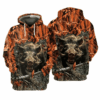 Boar Hunting Camouflage Hoodie All Over Print