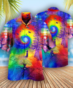 Yoga Meditation Is Being In Tune With Your Inner Universe Hawaiian Shirt Hoodifize