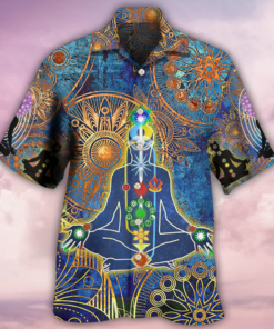 Yoga Mandala Style Hawaiian Shirt Hoodifize