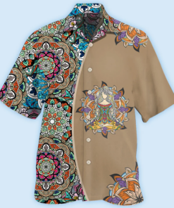 Yoga Quilt Style Hawaiian Shirt Hoodifize