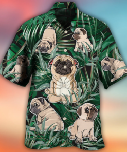 Pitbull Yoga Tropical Yoga Pose Funny Hawaiian Shirt Hoodifize
