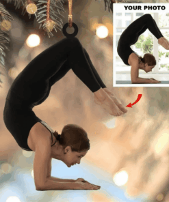 Personalized Acrylic Ornament For Yoga Lover - Custom Your Photo Ornament Decor Christmas Tree