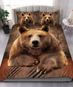Bear Q2 All Over Printed Bedding Set