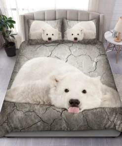 Cute Polar Bear All Over Printed Bedding Set