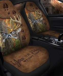 Deer Couple We Got This Car Seat Covers Universal Fit Set 2