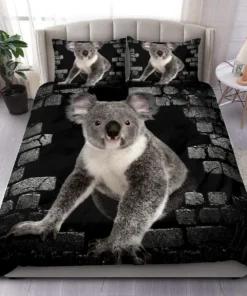 Koala Wall All Over Printed Bedding Set
