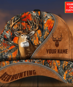 Personalized Name Deer Hunting Classic Cap AK8