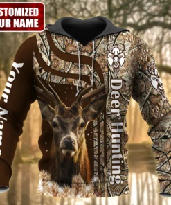 Personalized Name Deer Hunting 2 All Over Printed Unisex Shirt