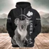 Love Koala All Over Printed Unisex Shirt