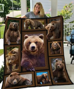 Bear 3D Fleece Blanket Q181003