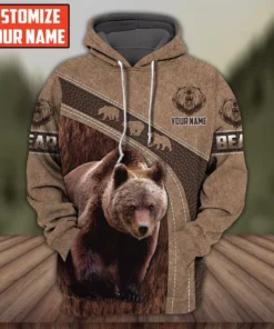 Personalized Name Bear 2 All Over Printed Unisex Shirt Q111003