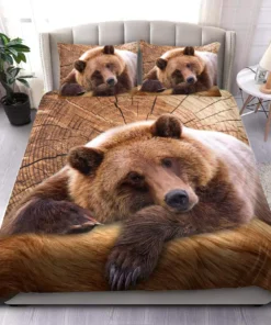 Cute Bear All Over Printed Bedding Set Q270906