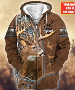 Personalized Name Deer Hunting Q13 All Over Printed Unisex Shirt Q281207