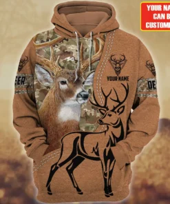 Personalized Name Deer Hunting Q16 All Over Printed Unisex Shirt Q310106