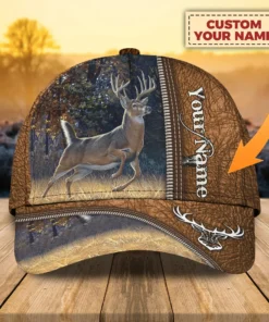 Personalized Name Deer Hunting Q2 Classic Cap