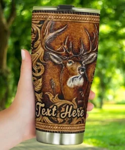 Deer Hunting Personalized Tumbler 20oz 30oz Cup Q150210