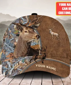Personalized Name Deer Hunting Q6 Classic Cap Q080509