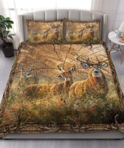 Deer Hunting Q6 All Over Printed Bedding Set Q121006