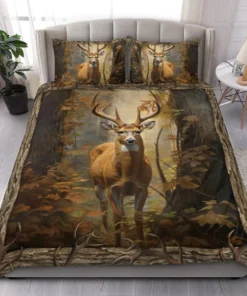 Deer Hunting Forest 4 All Over Printed Bedding Set Q271204