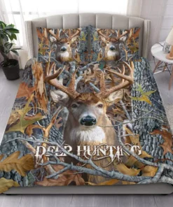 Deer Hunting S1 All Over Printed Bedding Set S120901